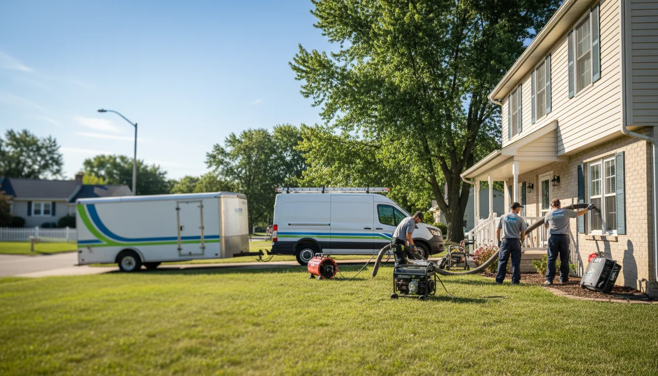 Flooded Basement Restoration And Cleanup With Repair in Salix, IA near me